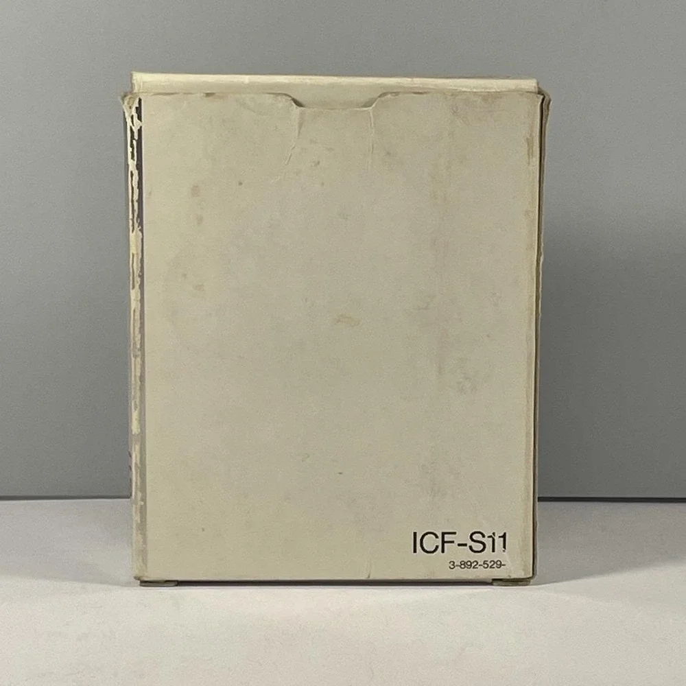 Vintage Sony ICF-S11 ICF-S11W AM/FM Red Pocket Radio JAPAN CIB Box Papers Case